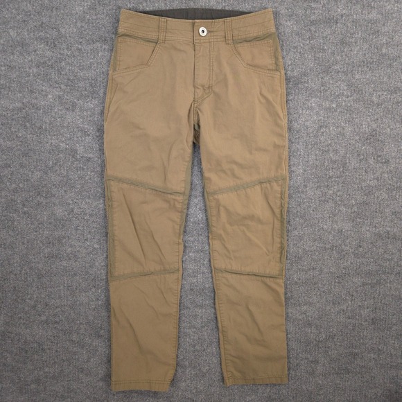 Kuhl Free Radikl Pants Mens 28X29* Brown Outdoor Performance Hiking Work Chore - Picture 1 of 14